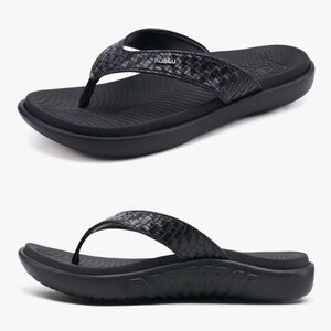 Kuuqa Women's Black Sandals